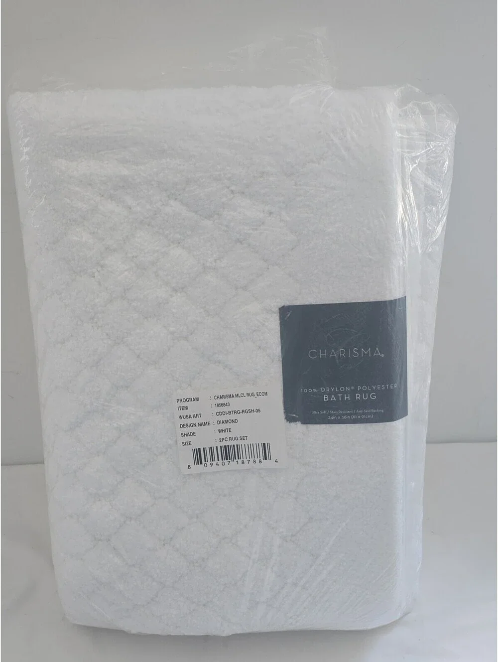 Charisma Drylon Medallion Bath Rugs, 2-pack *FREE SHIPPING*
